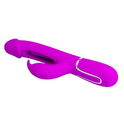 PRETTYLOVE - VIBRADOR CON LENGUA KAMPAS ROSA