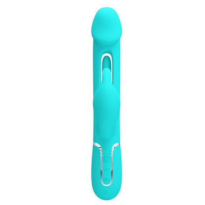 PRETTYLOVE - VIBRADOR CON LENGUA KAMPAS VERDE
