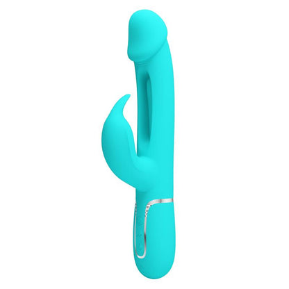 PRETTYLOVE - VIBRADOR CON LENGUA KAMPAS VERDE