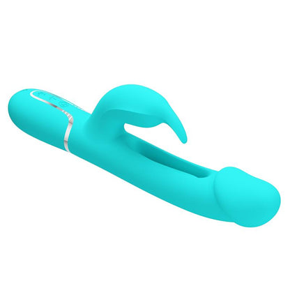 PRETTYLOVE - VIBRADOR CON LENGUA KAMPAS VERDE
