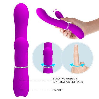 PRETTYLOVE - VIBRADOR CON LICKING