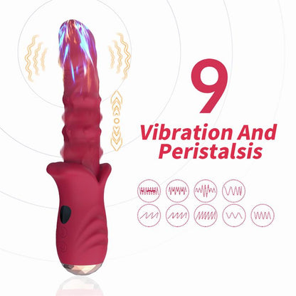 URBAN SKY - VIBRADOR CON MOVIMIENTO VERTICAL CON PANTALLA DIGITAL