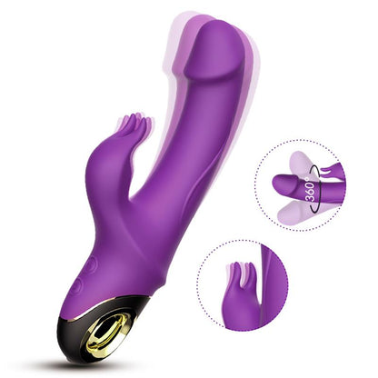 URBAN SKY - VIBRADOR CON ROTACIÓN 360º PURPURA