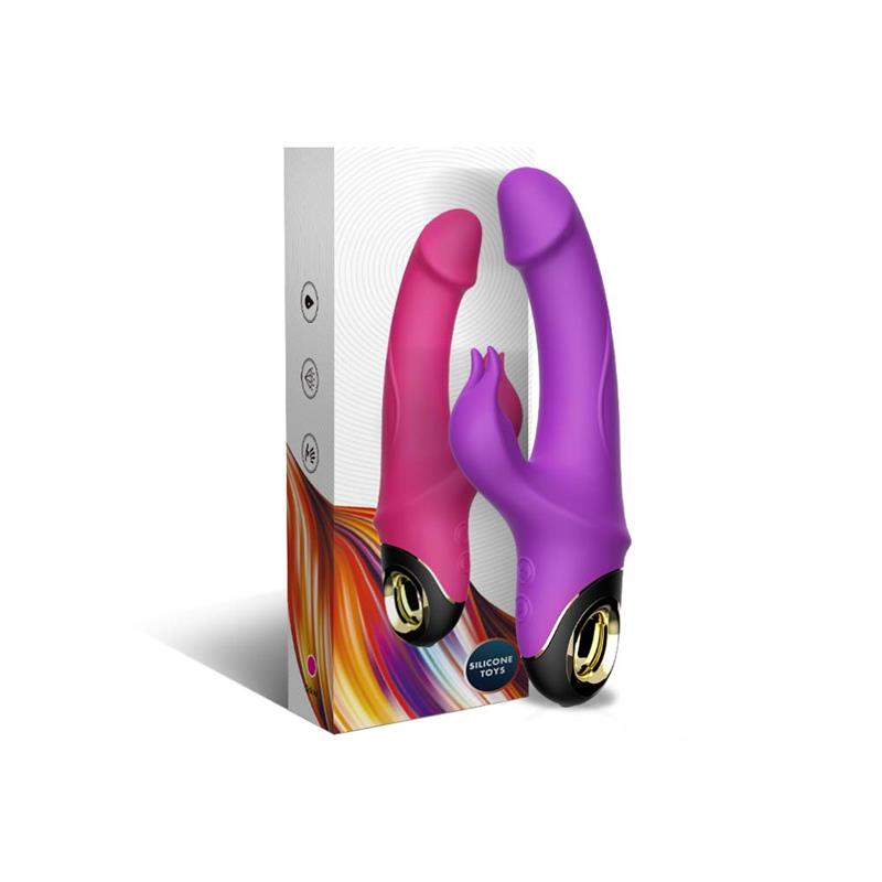 URBAN SKY - VIBRADOR CON ROTACIÓN 360º PURPURA