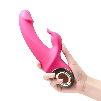 URBAN SKY - VIBRADOR CON ROTACIÓN 360º ROSA