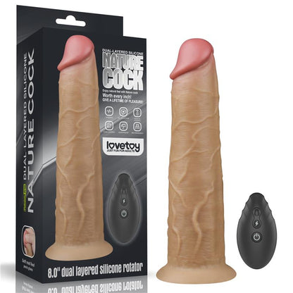 LOVETOY - VIBRADOR CON ROTACIÓN DOBLE CAPA 8