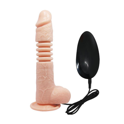 BAILE - VIBRADOR CON ROTACIÓN Y MOVIMIENTO TELESCÓPICO THUNDER UP