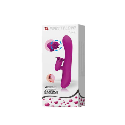 PRETTYLOVE - VIBRADOR CON ROTADOR BUCK