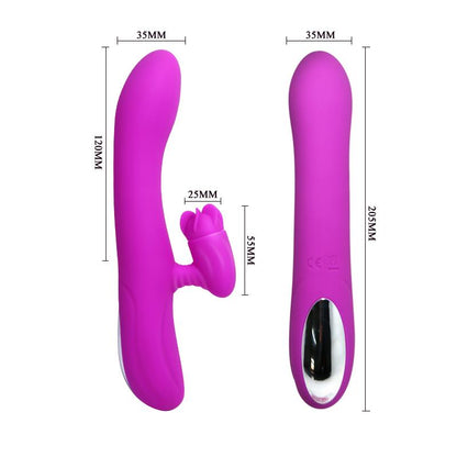 PRETTYLOVE - VIBRADOR CON ROTADOR BUCK