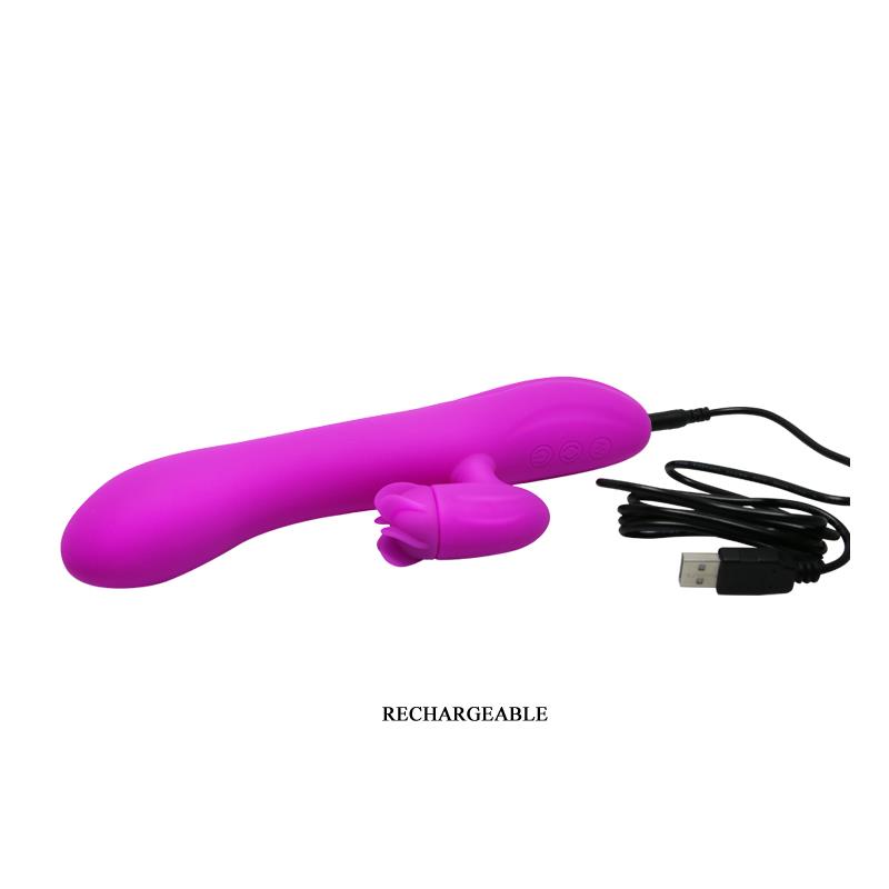 PRETTYLOVE - VIBRADOR CON ROTADOR BUCK