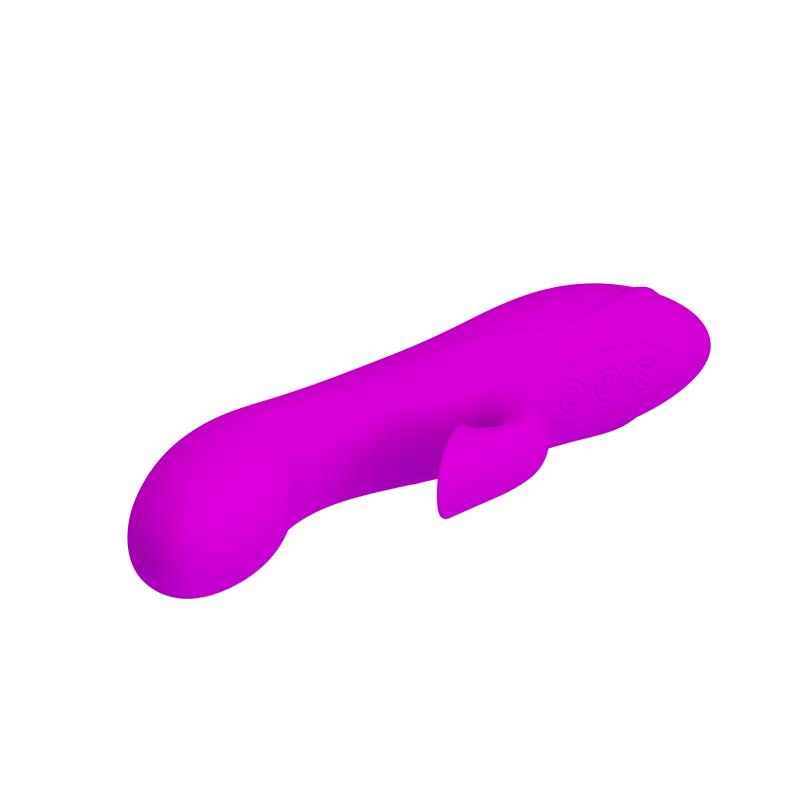 PRETTYLOVE - VIBRADOR CON SUCCIONADOR DE CLÍTORIS
