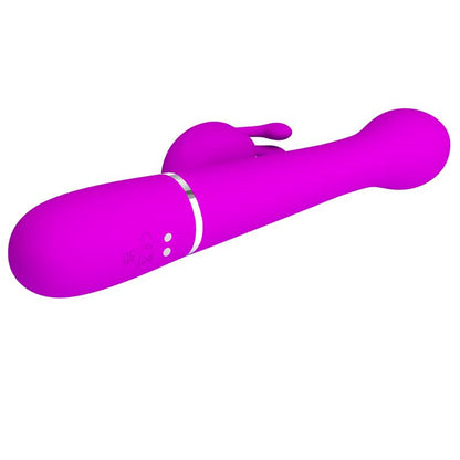 PRETTYLOVE - VIBRADOR CON THRUSTING Y BOLAS ROTATORIAS DEJON ROSA
