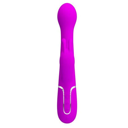 PRETTYLOVE - VIBRADOR CON THRUSTING Y BOLAS ROTATORIAS DEJON ROSA