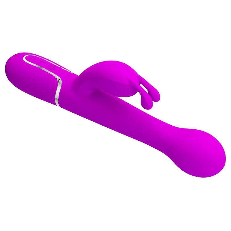 PRETTYLOVE - VIBRADOR CON THRUSTING Y BOLAS ROTATORIAS DEJON ROSA