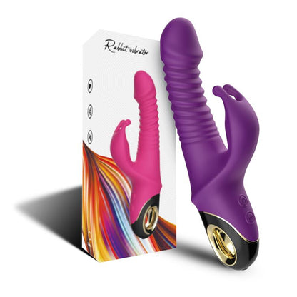 URBAN SKY - VIBRADOR CON THRUSTING Y OSCILACIÓN 360º PURPURA