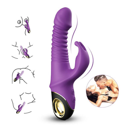 URBAN SKY - VIBRADOR CON THRUSTING Y OSCILACIÓN 360º PURPURA