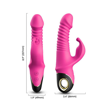 URBAN SKY - VIBRADOR CON THRUSTING Y OSCILACIÓN 360º ROSA