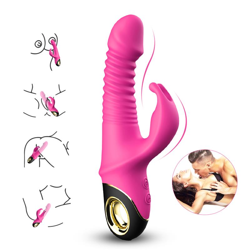 URBAN SKY - VIBRADOR CON THRUSTING Y OSCILACIÓN 360º ROSA