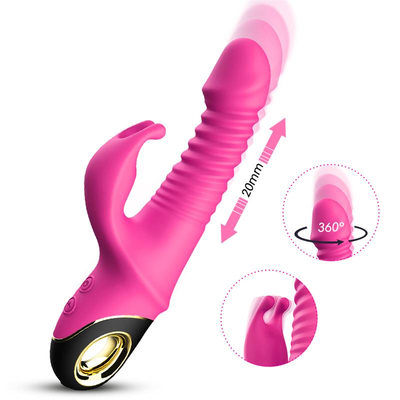 URBAN SKY - VIBRADOR CON THRUSTING Y OSCILACIÓN 360º ROSA