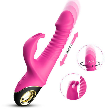 URBAN SKY - VIBRADOR CON THRUSTING Y OSCILACIÓN 360º ROSA