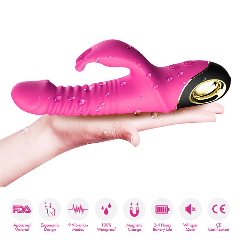 URBAN SKY - VIBRADOR CON THRUSTING Y OSCILACIÓN 360º ROSA