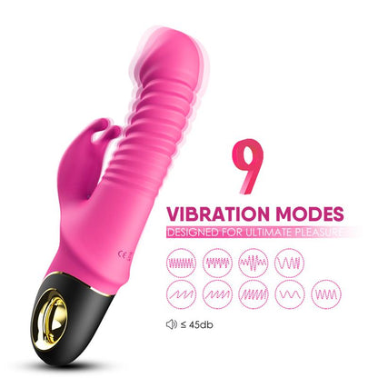 URBAN SKY - VIBRADOR CON THRUSTING Y OSCILACIÓN 360º ROSA