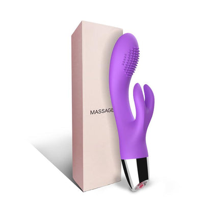 URBAN SKY - VIBRADOR CONEJITO FLEXIBLE PÚRPURA