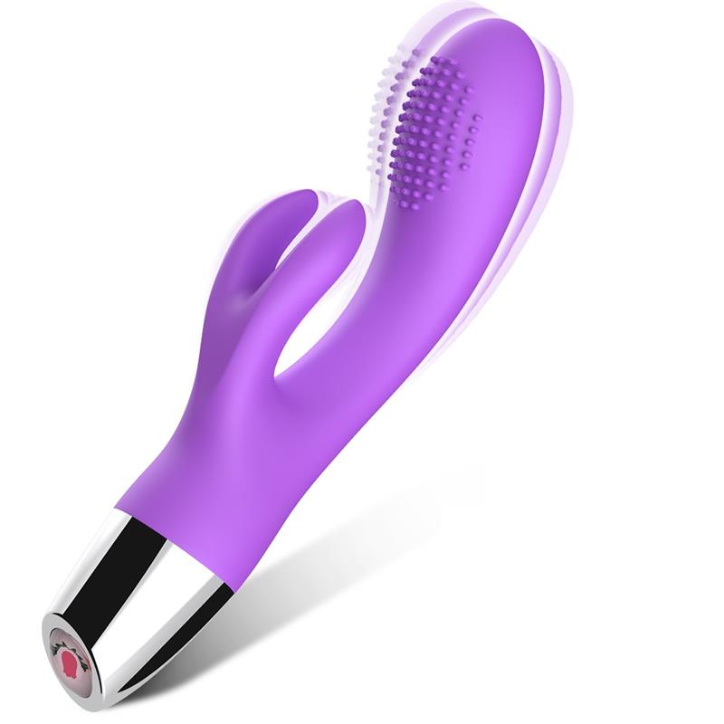 URBAN SKY - VIBRADOR CONEJITO FLEXIBLE PÚRPURA