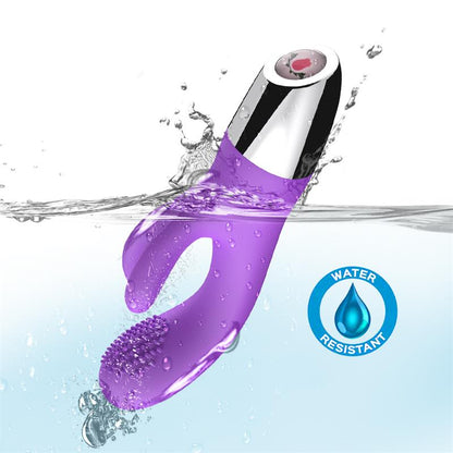 URBAN SKY - VIBRADOR CONEJITO FLEXIBLE PÚRPURA