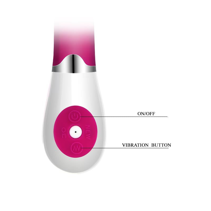 PRETTYLOVE - VIBRADOR DANIEL COLOR ROSA
