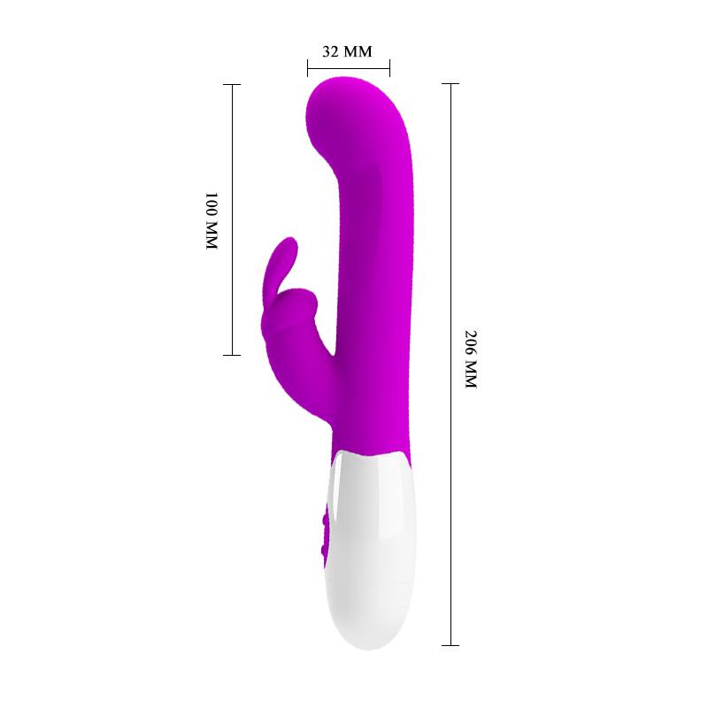 PRETTYLOVE - VIBRADOR DE CONEJITO CENTAUR SILICONA