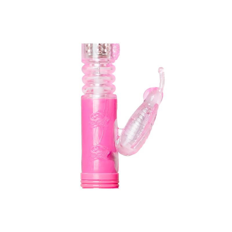 EASYTOYS - VIBRADOR DE CONEJITO - MARIPOSA ROSA