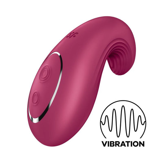 SATISFYER - VIBRADOR DIPPING DELIGHT BERRY