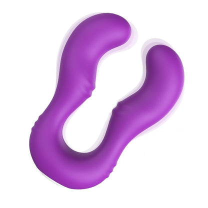 URBAN SKY - VIBRADOR DOBLE PARA PAREJAS PÚRPURA