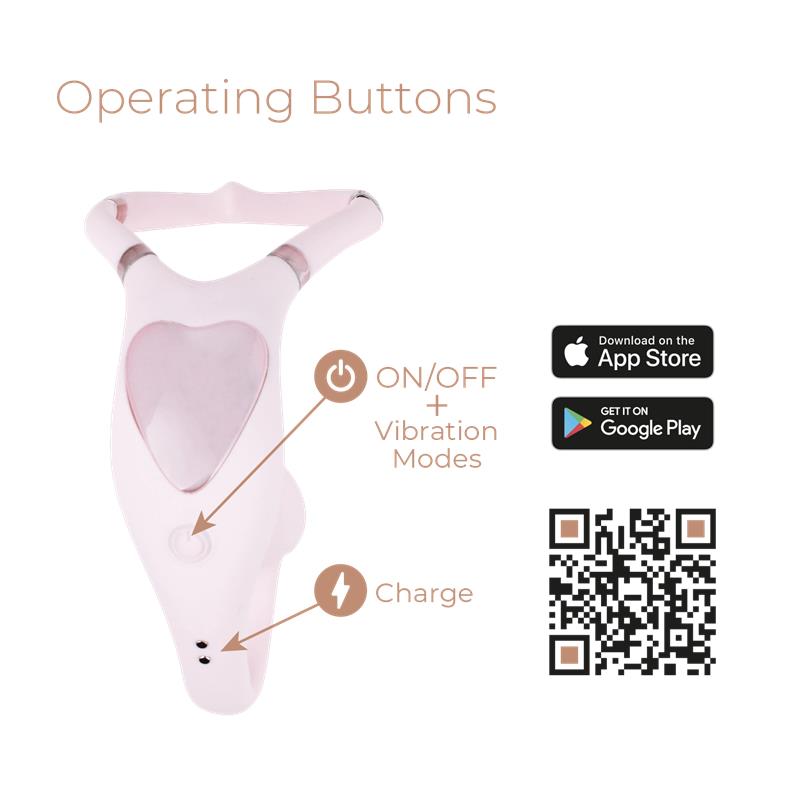 ADRIEN LASTIC - VIBRADOR DOBLE VENUS CON APP