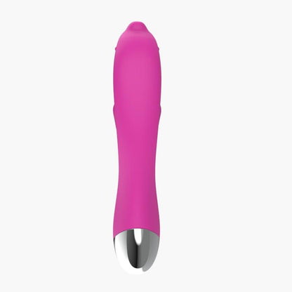 A-GUSTO - VIBRADOR DOLPHIN 6 FUNCIONES USB ROSA