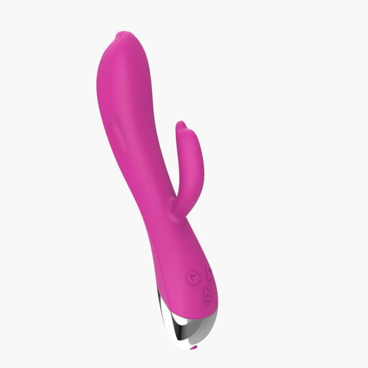 A-GUSTO - VIBRADOR DOLPHIN 6 FUNCIONES USB ROSA