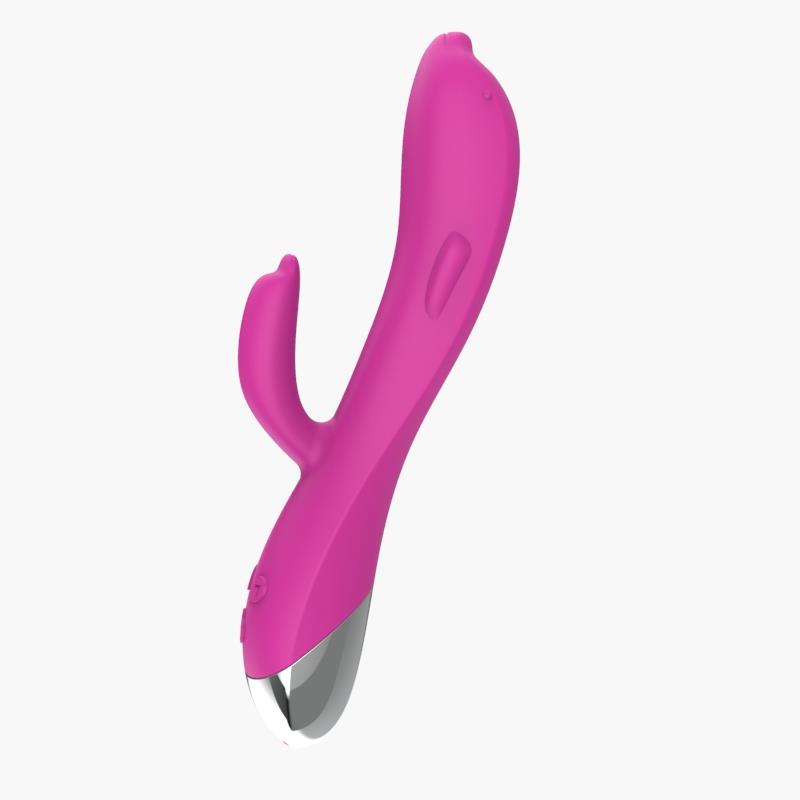 A-GUSTO - VIBRADOR DOLPHIN 6 FUNCIONES USB ROSA