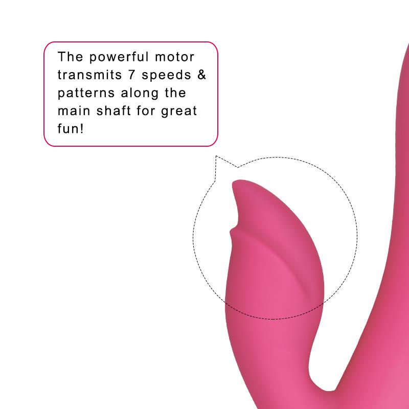 LOVETOY - VIBRADOR DREAMER II USB ROSE RED