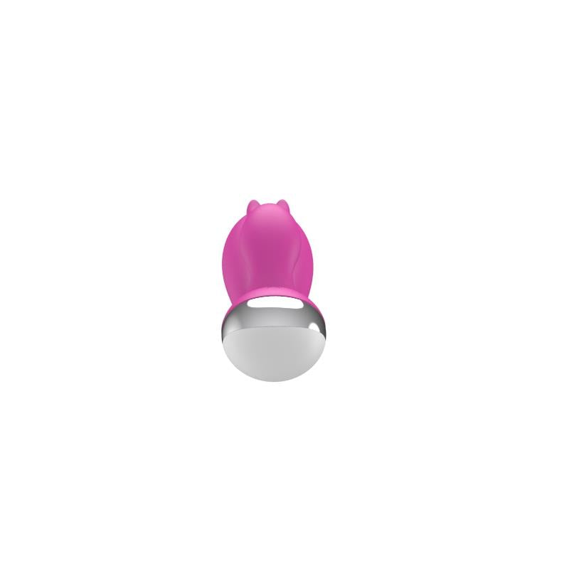A-GUSTO - VIBRADOR DUAL USB SILICONA ROSA