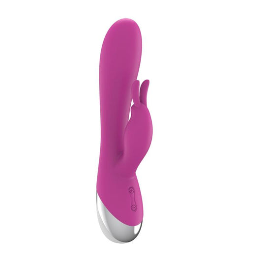 A-GUSTO - VIBRADOR DUAL USB SILICONA ROSA