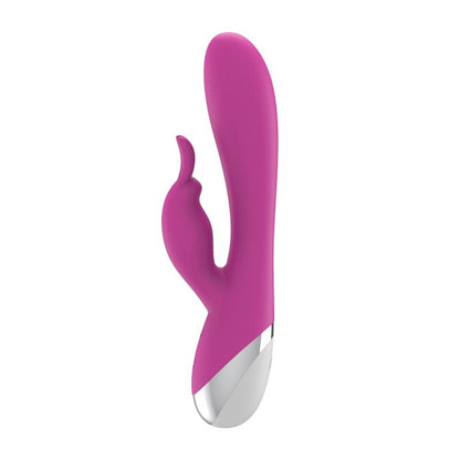 A-GUSTO - VIBRADOR DUAL USB SILICONA ROSA