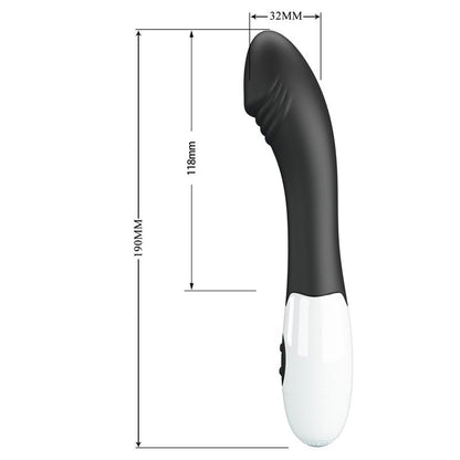 PRETTYLOVE - VIBRADOR ELEMENTAL 30 FUNIONES NEGRO