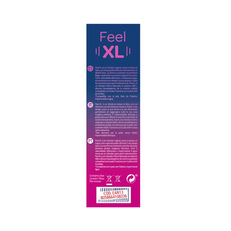 CONTROL - VIBRADOR FEEL XL 5 FUNCIONES
