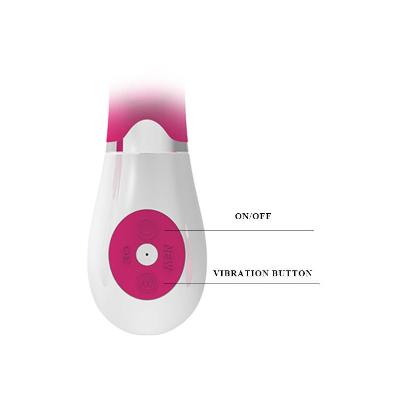 PRETTYLOVE - VIBRADOR FELIX COLOR PÚRPURA