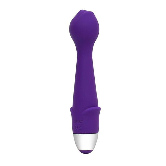 RIMBA TOYS - VIBRADOR FLOWER POWER MADEIRA PURPURA