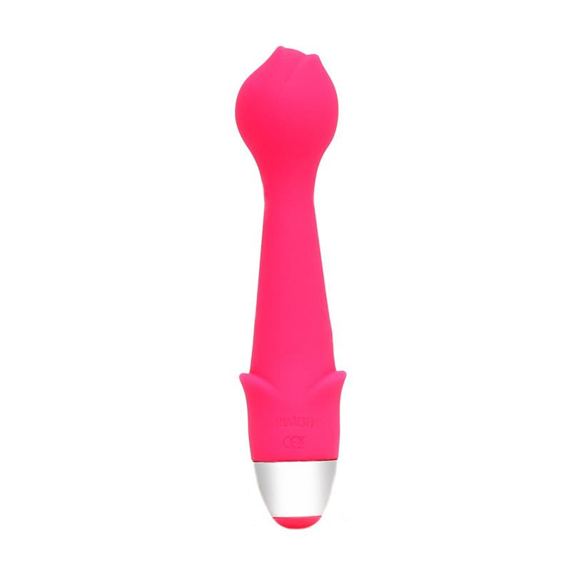 RIMBA TOYS - VIBRADOR FLOWER POWER MADEIRA ROSA