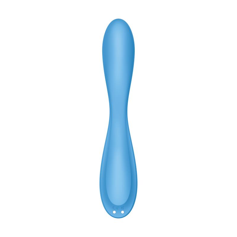 SATISFYER - VIBRADOR G-SPOT FLEX 4 CON APP SATISFYER CONNECT AZUL
