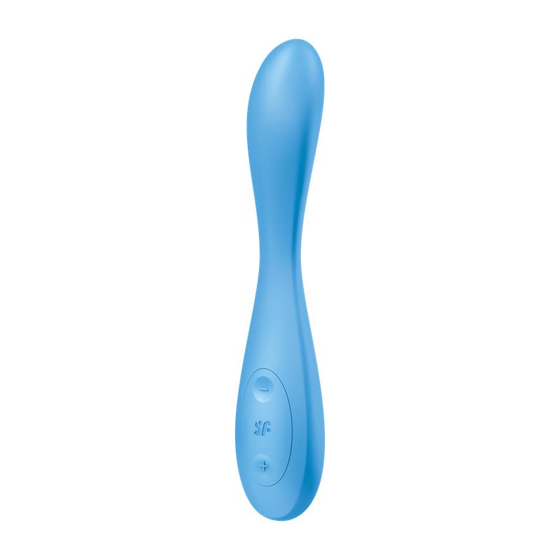 SATISFYER - VIBRADOR G-SPOT FLEX 4 CON APP SATISFYER CONNECT AZUL