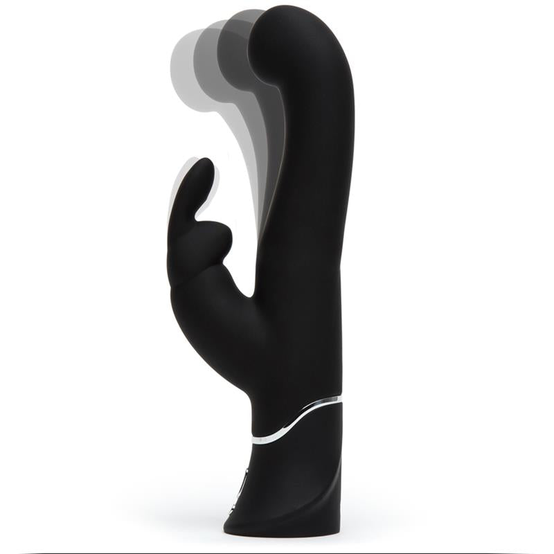 HAPPY RABBIT - VIBRADOR G-SPOT STROKER RABBIT NEGRO